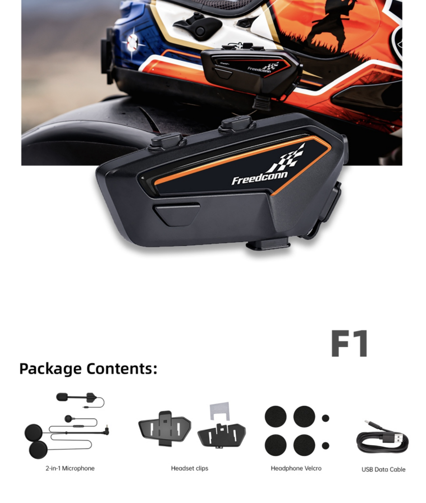 FreedConn F1 Bluetooth Intercom