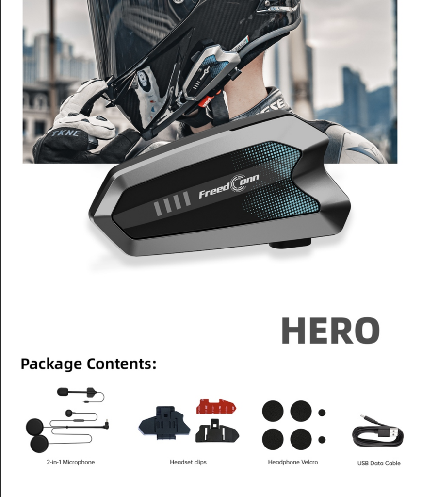 FreedConn HERO Bluetooth Intercom
